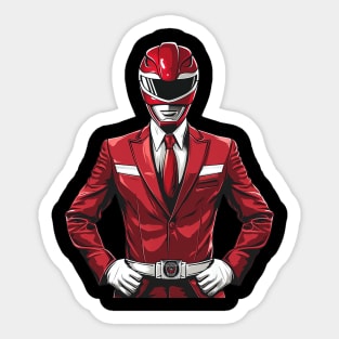 red ranger Sticker